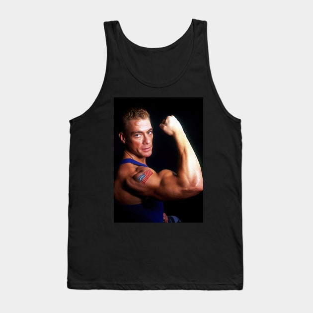 Van Damme Tank Top by Fantasy Brush Designs